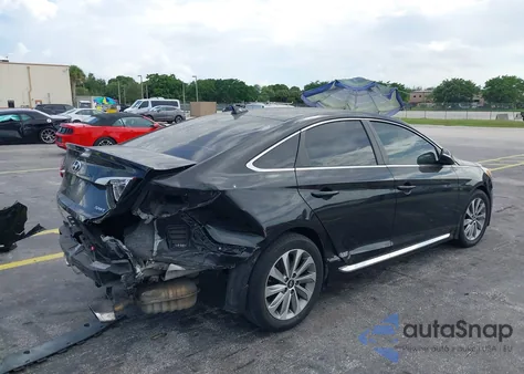 2017 Hyundai Sonata Sport из США, поврежденный, VIN 5NPE34AF4HH557418